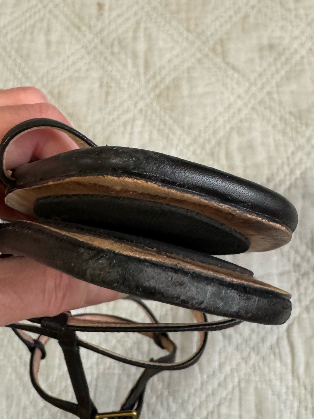 J Crew Abbie Cage Sandals 9 - Picture 5 of 6